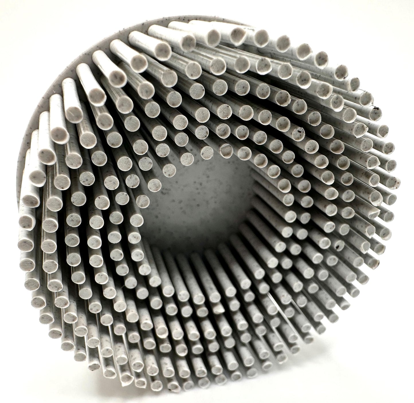 Pro-Graad 10 Pack 2" 120 Grit White R-Type Bristle Disc | Ceramic-Aluminum Oxide Abrasive Bristle Disc with Quick Change Roll Lock | Pack of 10 | White