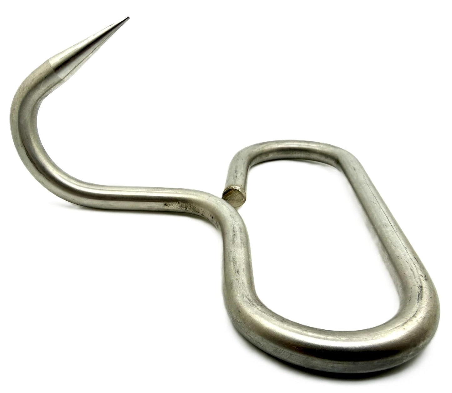Pro-Graad Heavy Duty Hay Hook – 3/8" One-Piece Stainless Steel, 500 lb Capacity, Loop Handle, Hay Bale Hook for Farm, Meat Processing Boning Handle for Butcher, Kitchen, BBQ, Restaurant