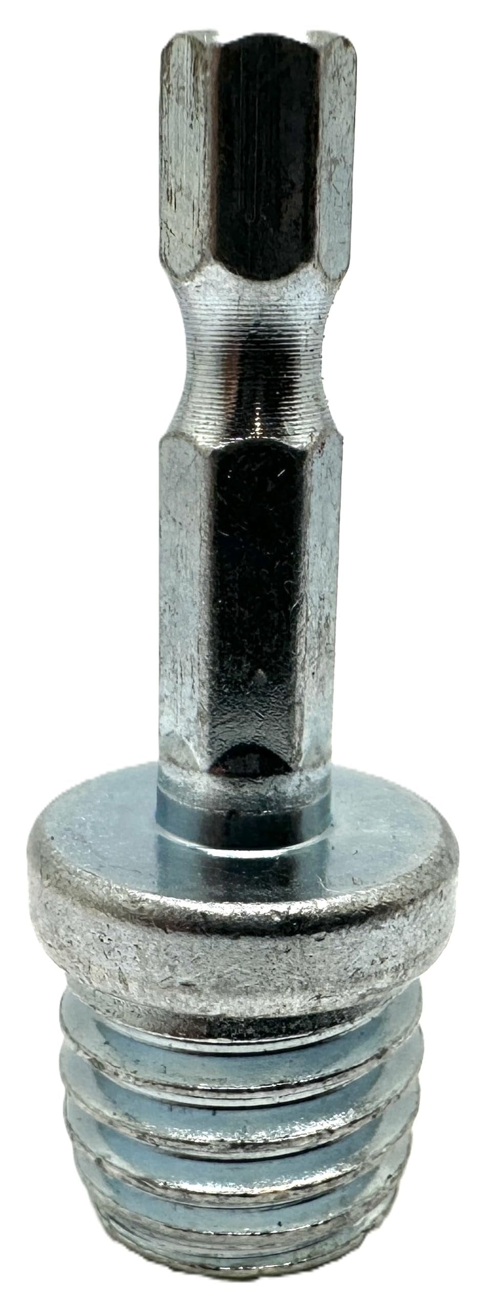 Pro-Graad DA4 2 Pack 5/8"-11 to 1/4" Hex Shank Drill Adapter - Converts Polisher Pad Backing Plates or Core Drill Bit with 5/8-11 Thread to 1/4" Hex Shaft for Use with Drills and Drill Press (2 Pack)