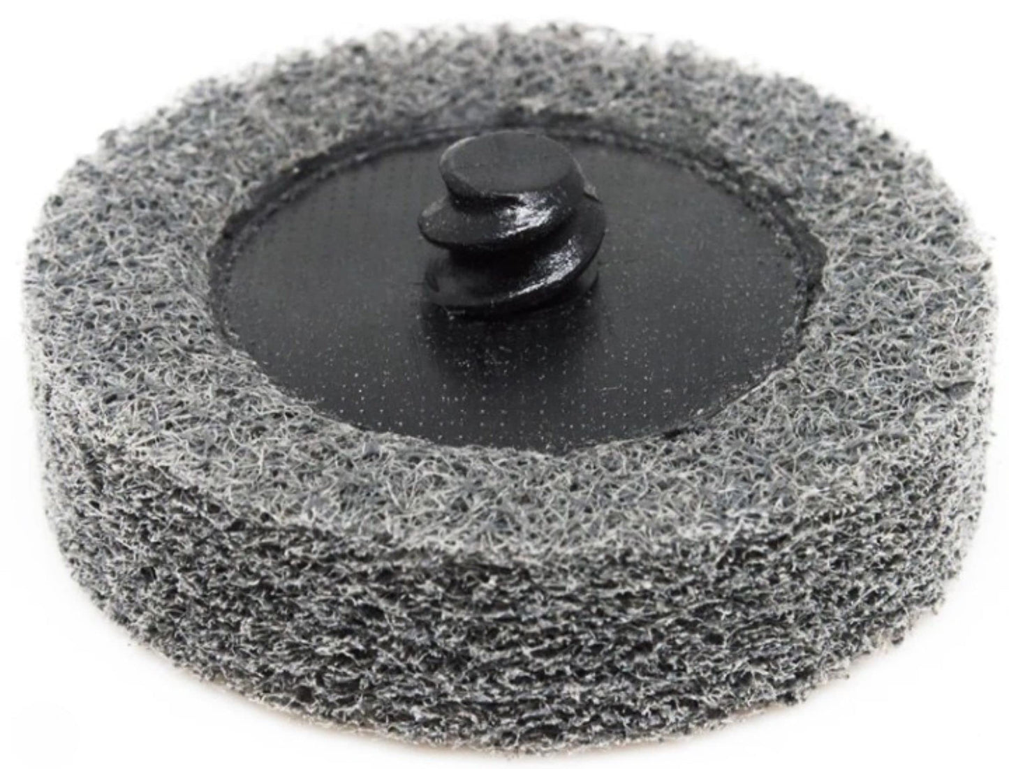 Pro-Graad 2" Quick Change Non-Woven Surface Preparation Discs for Deburring, Blending, Cleaning, Finishing, Polishing | Male R-Type Backing | Die Grinder Discs | (10 Pack) | (Grey - Fine)
