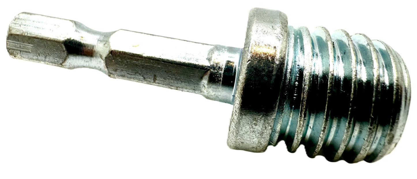 Pro-Graad DA4 2 Pack 5/8"-11 to 1/4" Hex Shank Drill Adapter - Converts Polisher Pad Backing Plates or Core Drill Bit with 5/8-11 Thread to 1/4" Hex Shaft for Use with Drills and Drill Press (2 Pack)