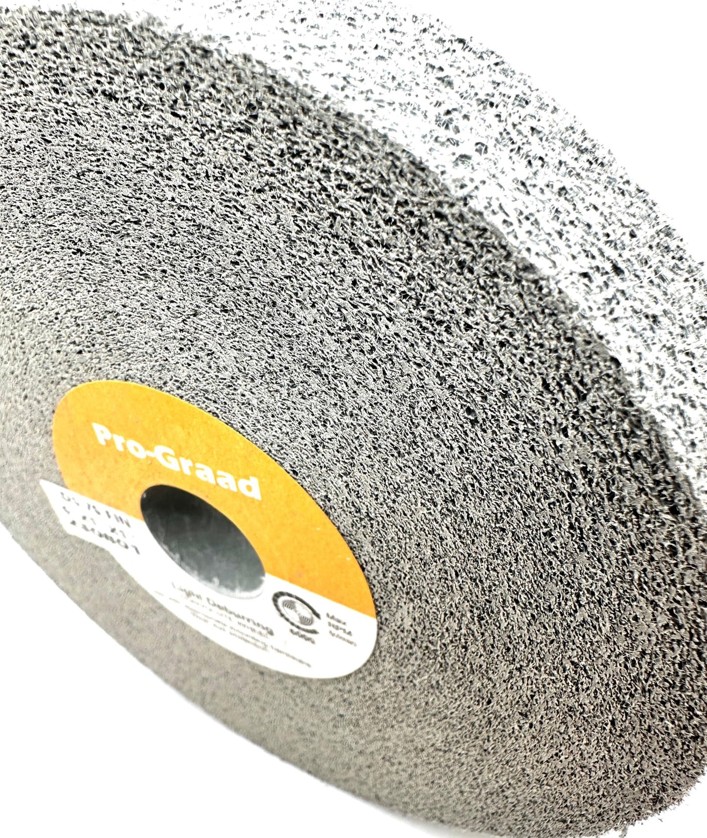 Pro-Graad Light Deburring Wheel - 6" x 1" x 1" 7S Fine Grit - Silicon Carbide – Light Deburring, Finishing and Polishing Wheel – 01661 - Convolute - (1 Pack)
